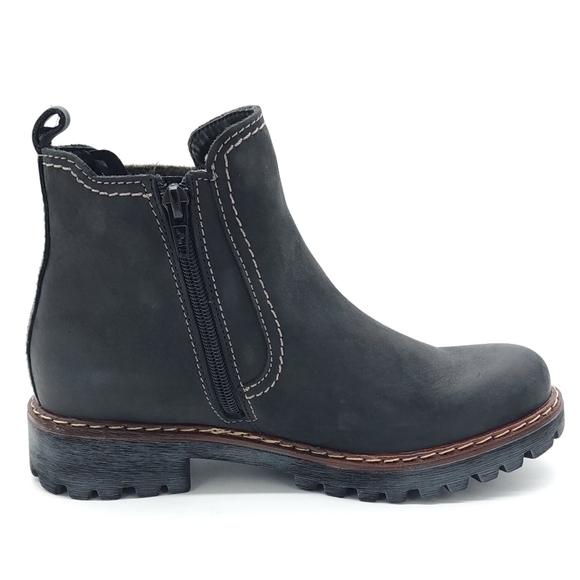 Josef Seibel Marta 03 Black Leather Bootie Women's Size 36 US  5-5.5 - Picture 4 of 9